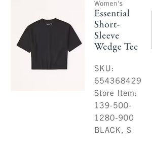 Abercrombie Essential SS Wedge Tee